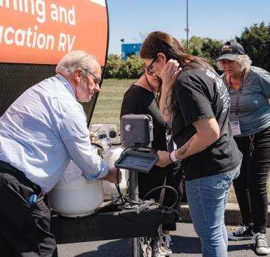 Hands on learning at Hershey RV show